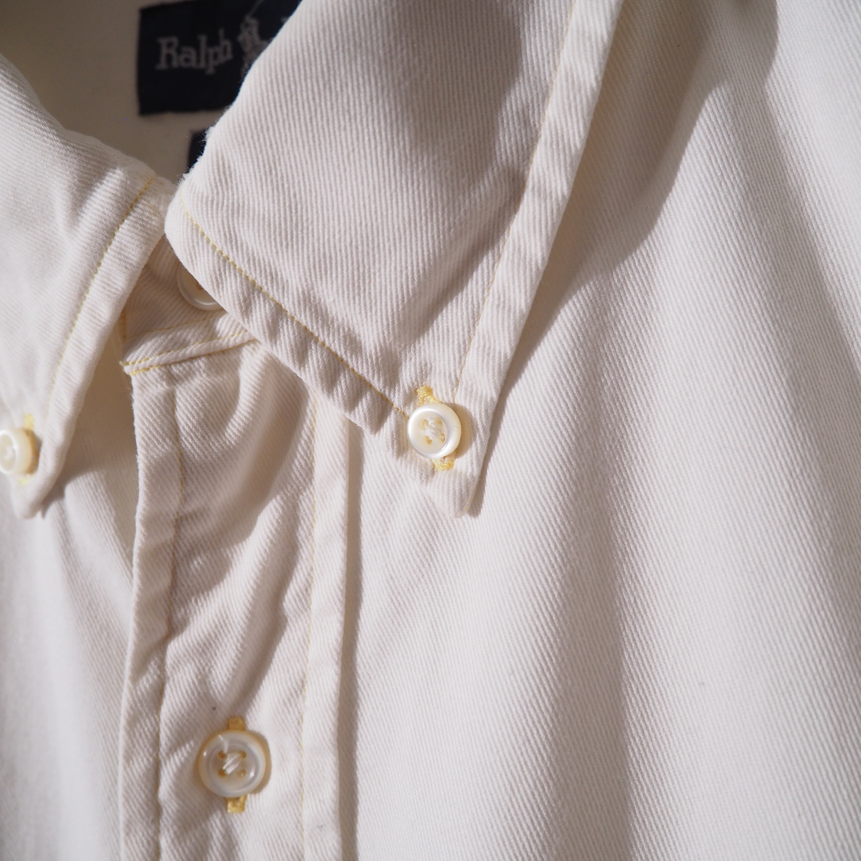 1990s " Ralph Lauren " Vintage Loose White Button Down Shirt