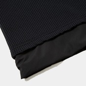 meanswhile  SOLOTEX® Waffle S/S Tee Off Black