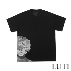 【LUTI/ルーシー】DIRTY THOUGHTS KNIT Tシャツ / BLACK ブラック