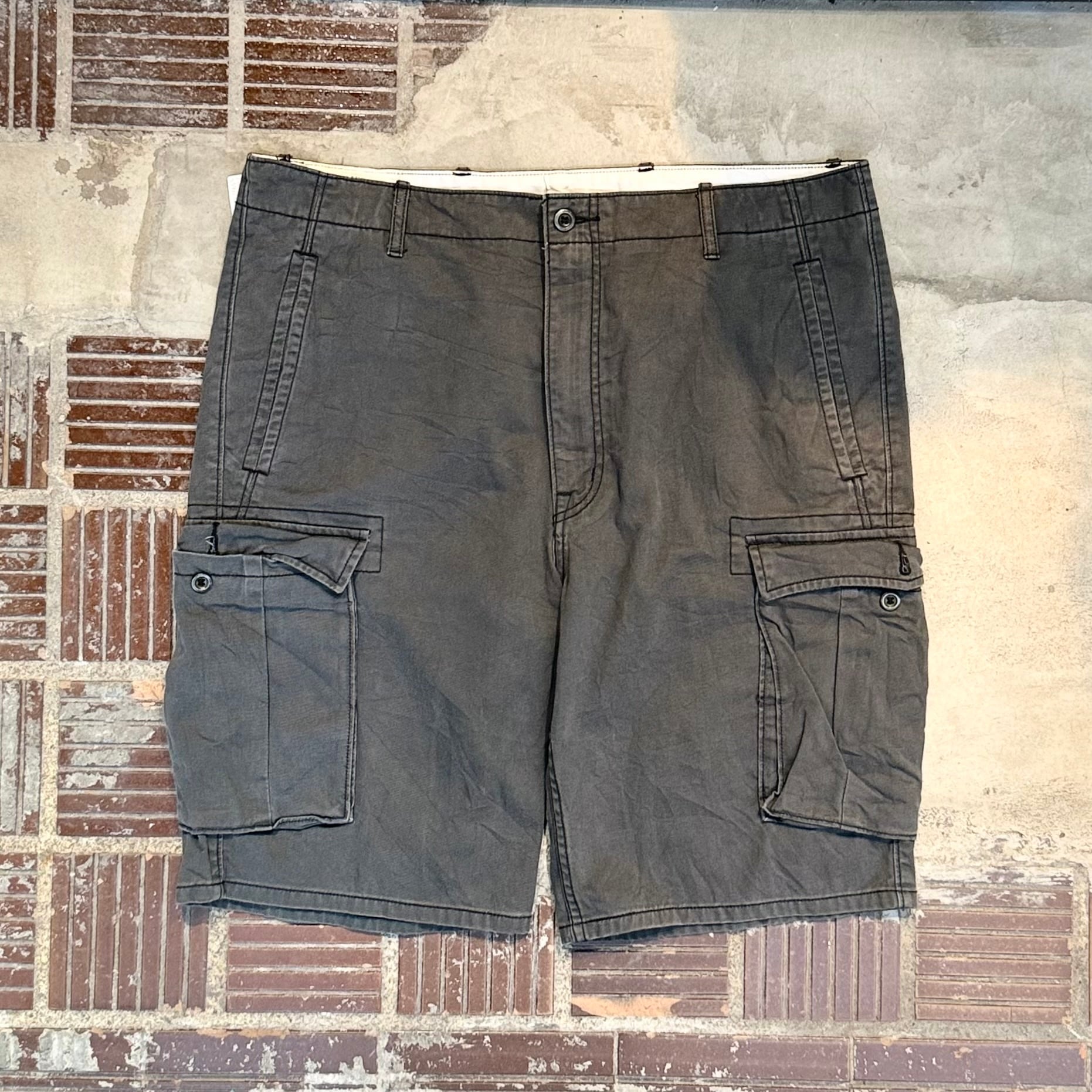 80s OLD STUSSY/Denim Shorts/USA製/黒タグ/W34/BIG OL JEANS/デニム