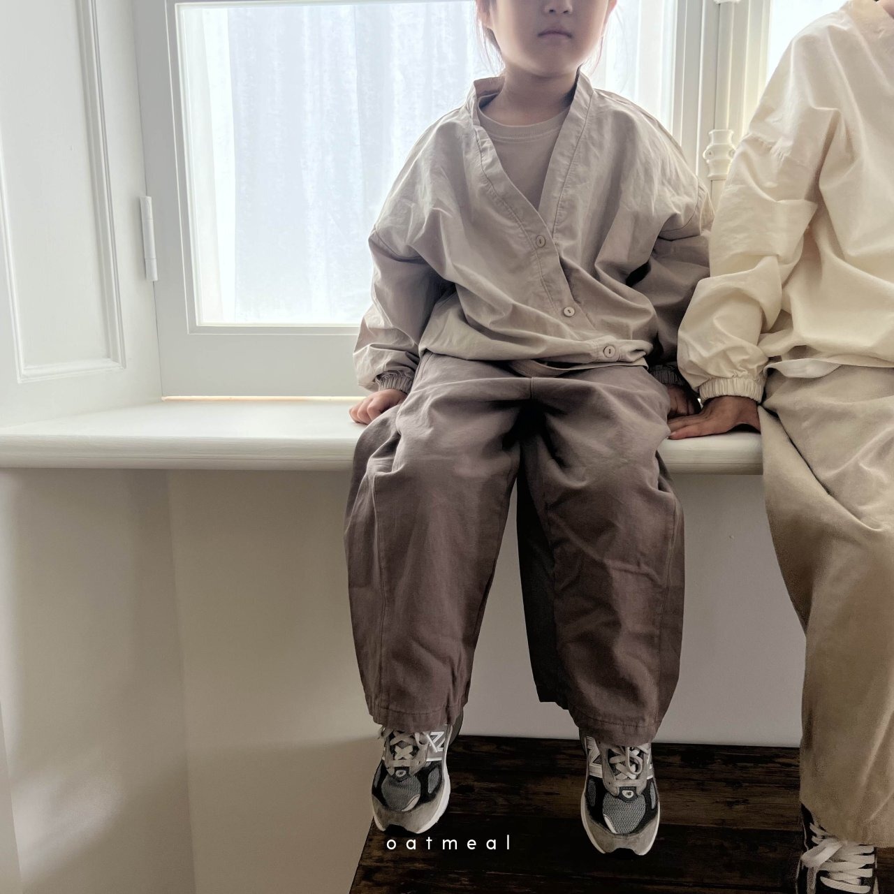 即納) Whale pants 105 | oatmeal - 8