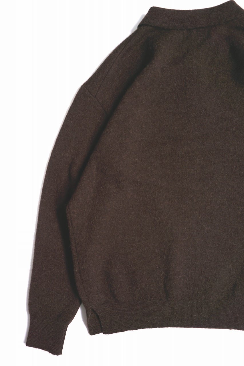 Alpaca Wool Smooth Knitted Polo