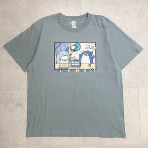 【GOOD MORNING, SHARKS!】サメ！サメ！ブレックファーストTシャツ サメ 朝ごはん Tシャツ ユニセックス
