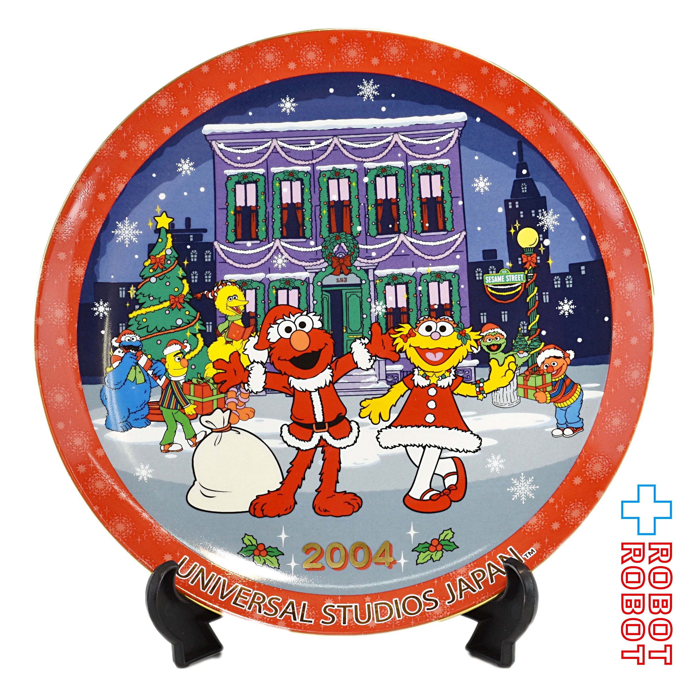 USJ 2004 セサミストリート クリスマス プレート 絵皿 箱付き | ROBOTROBOT