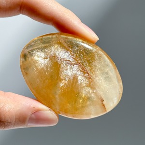 ハニーカルサイト パームストーン02◇Honey Calcite◇天然石・鉱物・パワーストーン