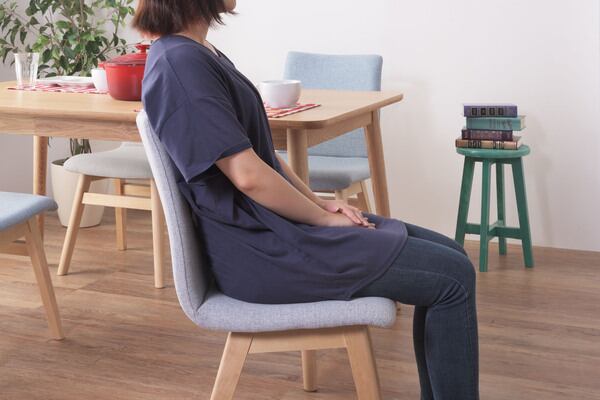 ダイニングチェア 幅45×奥行53×高さ81cm ダイニング家具 完成品 組立不要 北欧 ベージュ