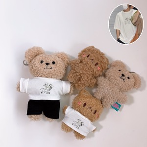 『saurusTシャツ』テヒョン　フレンズ　テテ　V　BTS　ぬい服　　洋服　着せ替え　ドール　人形　ぬいぐるみ服　ぬいぐるみ