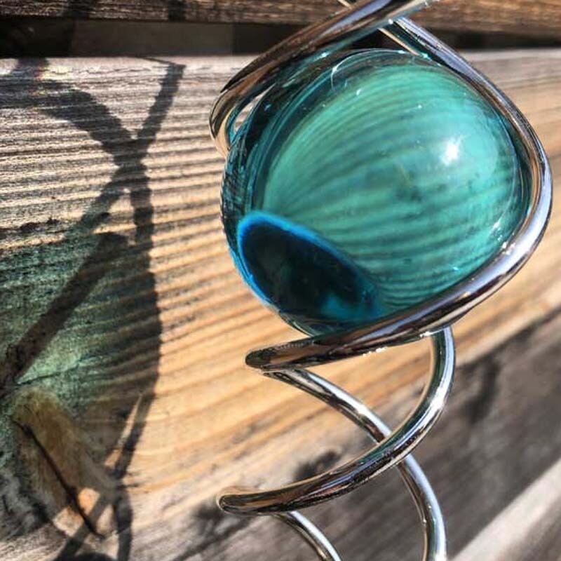 Spiral Mobile 18inch 視覚効果抜群なスパイラルモビール & ガラス玉