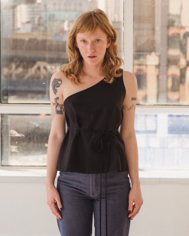 RYU KAGA】Cotton typewriter sailor shirt/SAX | TOLMA.