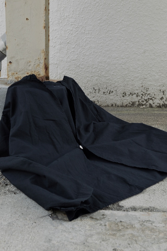 VENTITANK PROJECT EURO SWEDISH ARMY 1970's COSTOM REMADE SURGICAL HANTEN SHIRT DYED BLACK DEAD STOCK スウェーデン サージカルハンテンシャツ