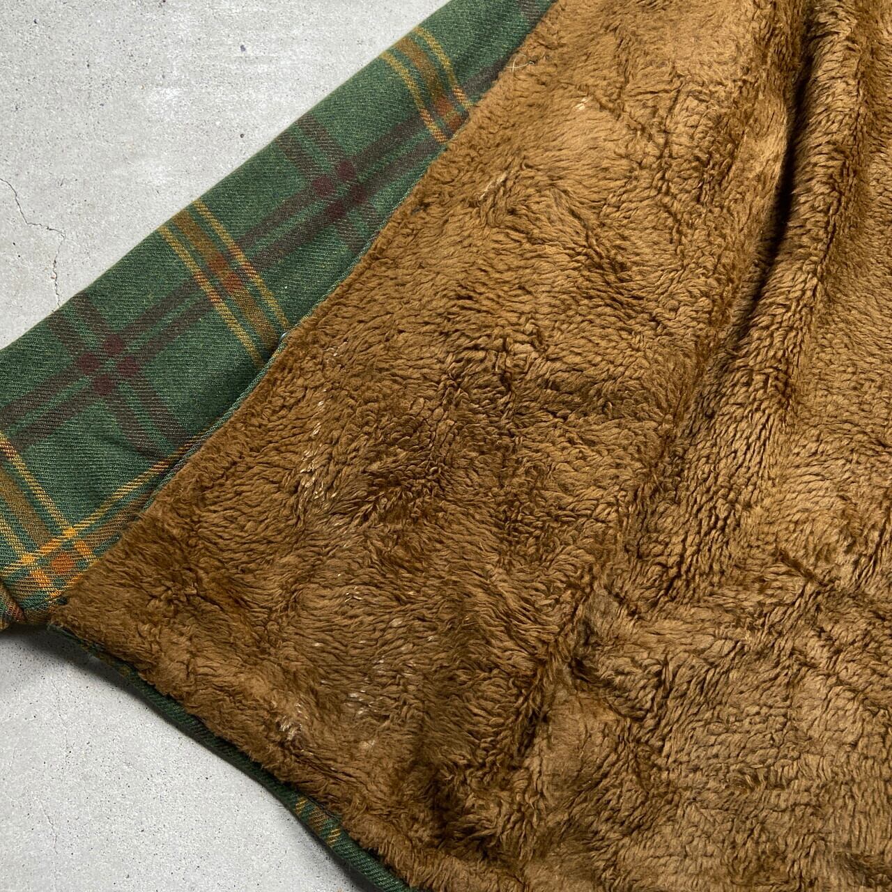 70年代 WOOLRICH ウールリッチ チェック柄 ボアライナー ウールシャツ