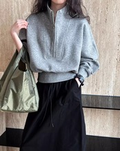 Half zip sweat Pullover　T20164