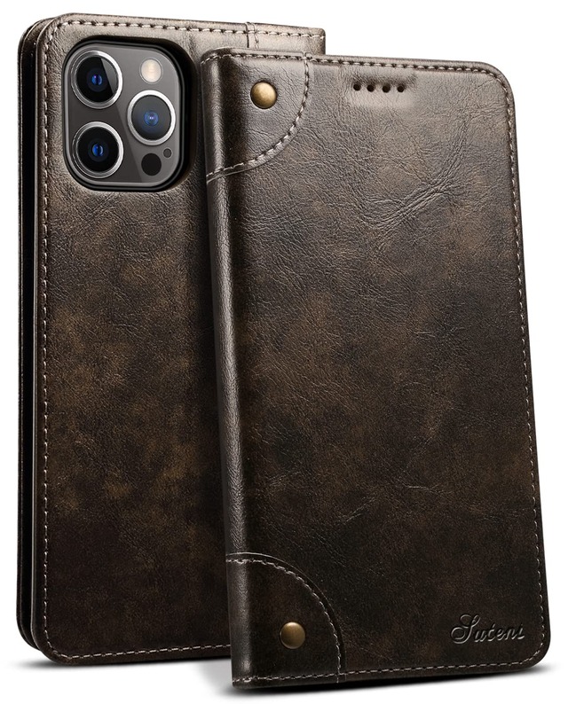 JCGOOD iPhone 14 ケース 手帳型 カード収納 アイフォン 14 カバー 手帳 カード入れ 財布型 スタンド機能 マグネット式 本革 レザー スマホケース 軽量 薄型 防塵 耐衝撃 保護 携帯ケース アイホン 14 6.1 対応 ブラック茶