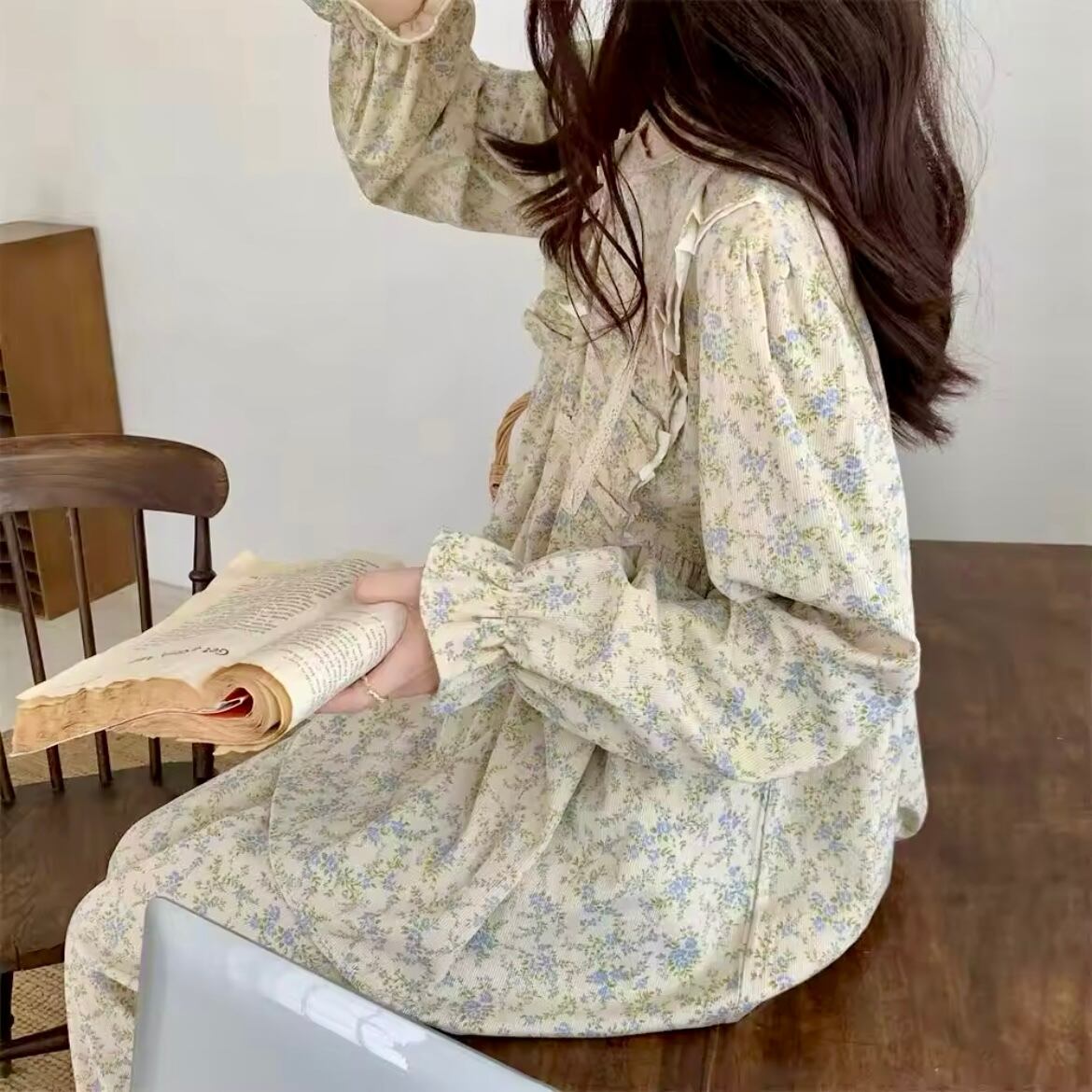 ヴィンテージフラワーパジャマ