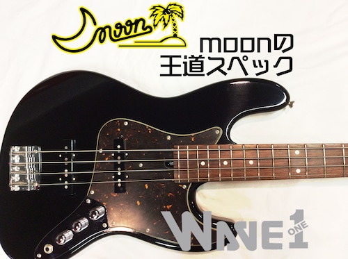 【MOON GUITARS】JB-260 OX BK-R CR