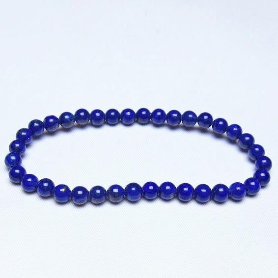 ラピスラズリ ブレスレット 5mm 一点物 メール便可 [M便 1/10] 111-48500