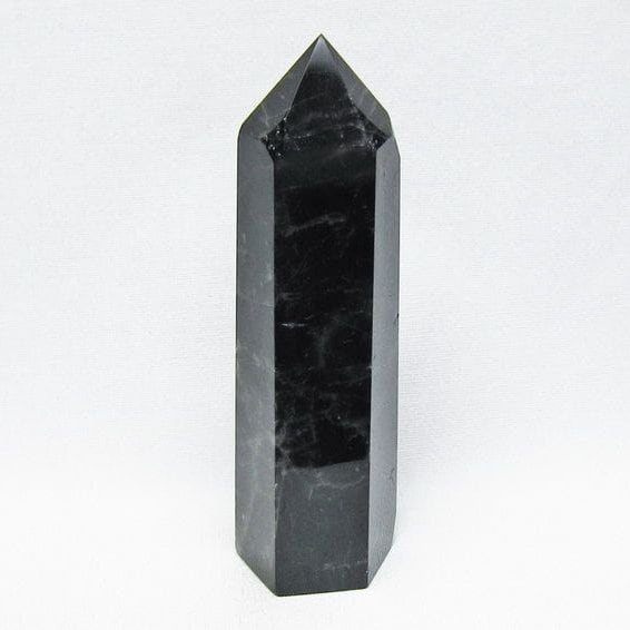 黒水晶 ポイント モリオン 六角柱 置物 一点物 152-4374
