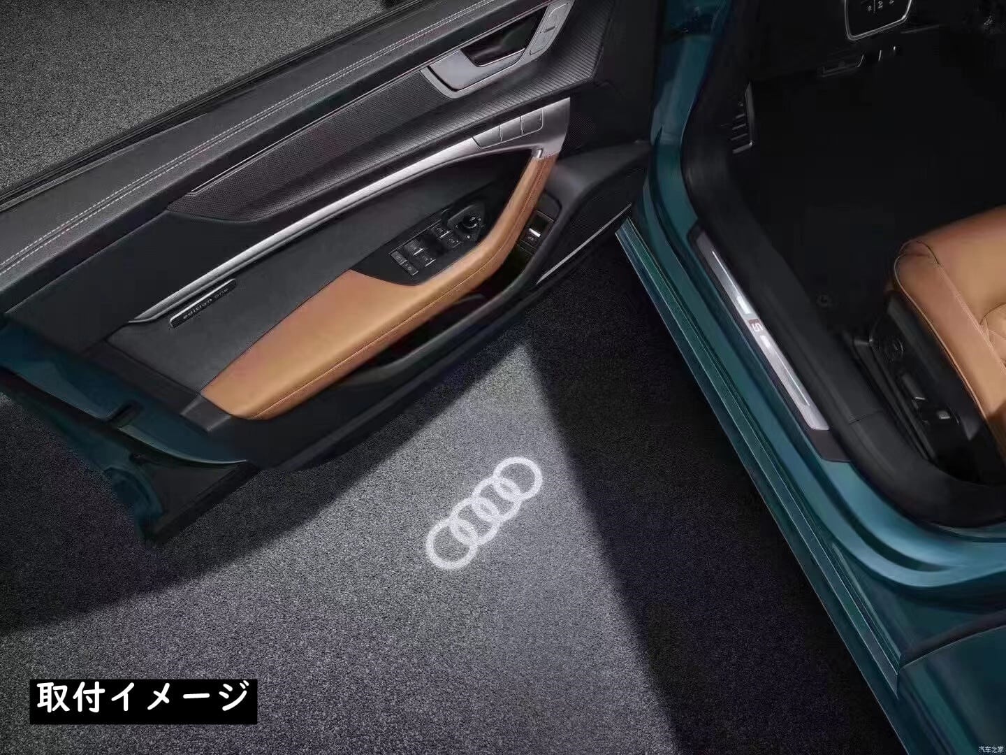 FAW-VW純正 Audi アウディ ロゴ フォーリングス RS edton LED FAW-VW純正 Audi アウディ ロゴ フォーリングス RS edton LED