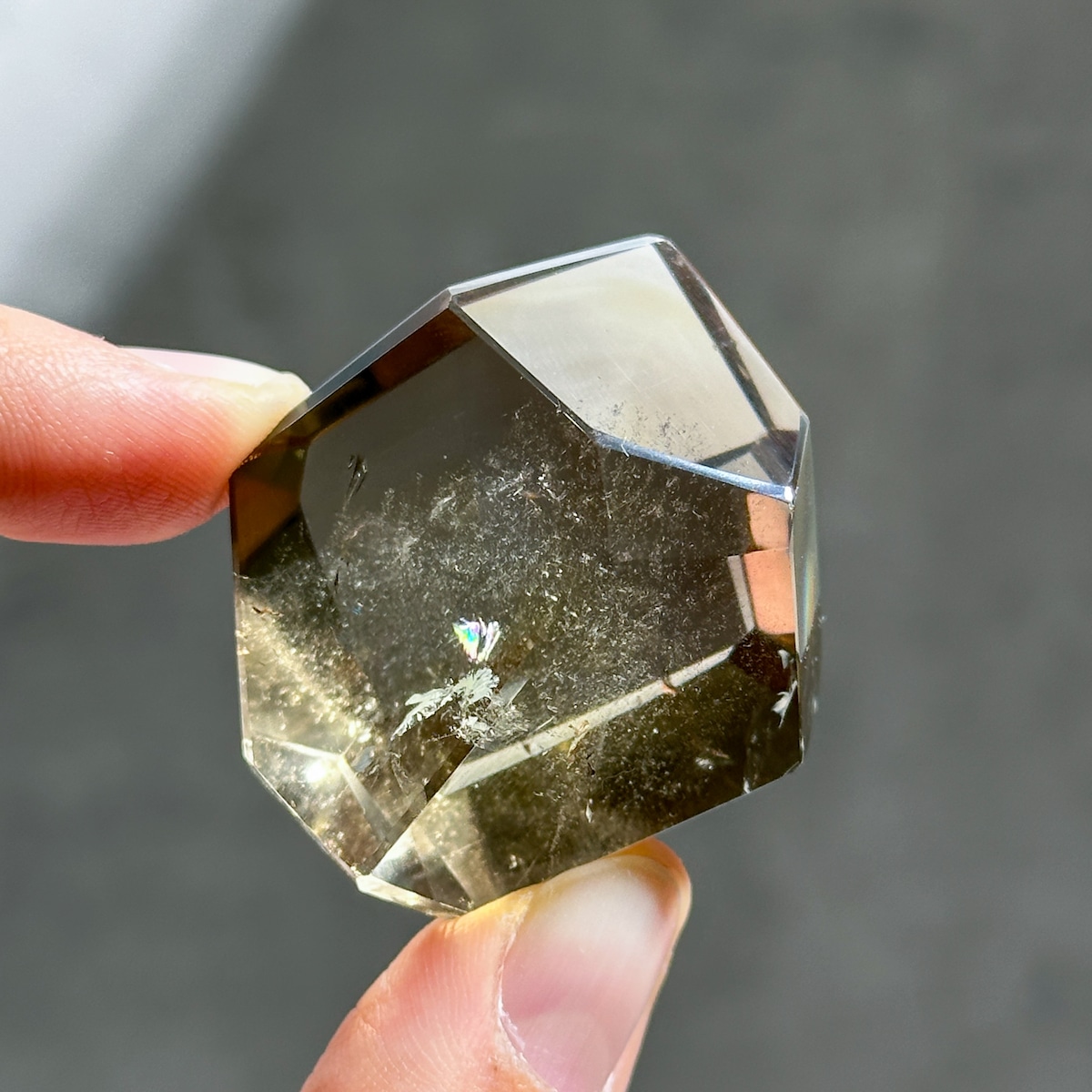 ファントム・透明感◎シトリン（黄水晶） フリーフォーム14◇ Citrine 