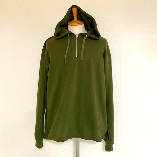 Half Zip Hoodie　Khaki