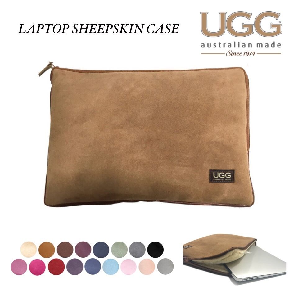 Ugg 1974 ムートンファー ノート パソコン ケース 15インチ用 Ugg Australian Made Since 1974