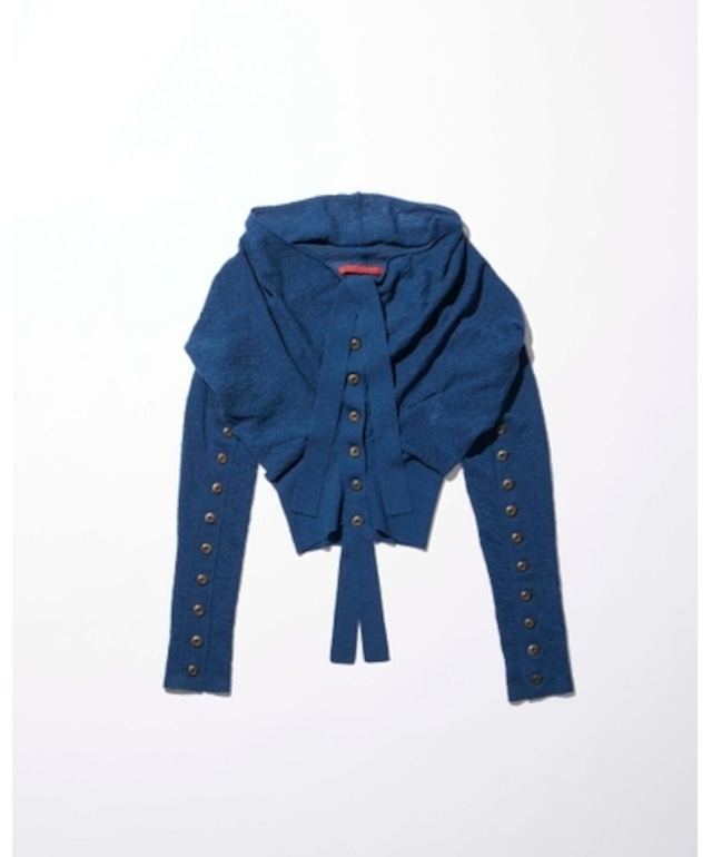 【25AW】MUKCYEN ムッシャン / deformed knit cardigan / ニットカーディガン