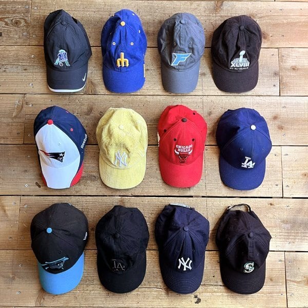 1点物◇ナイキNFLボストンペイトリオッツ黒Nikeキャップ帽子US古着