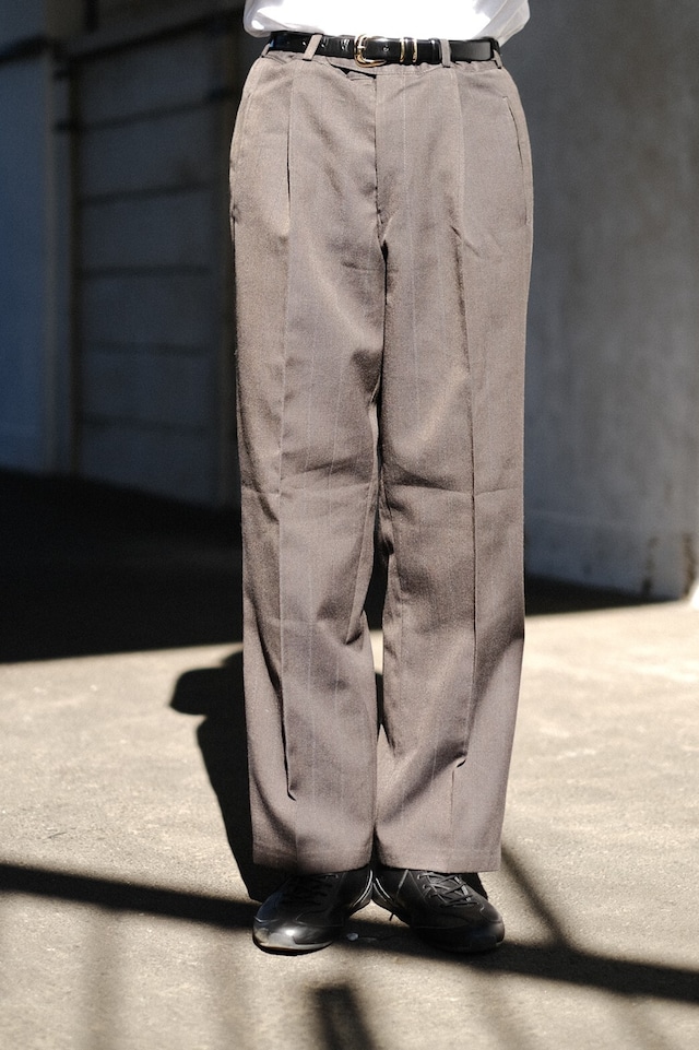 90s Gray Stripe Slacks