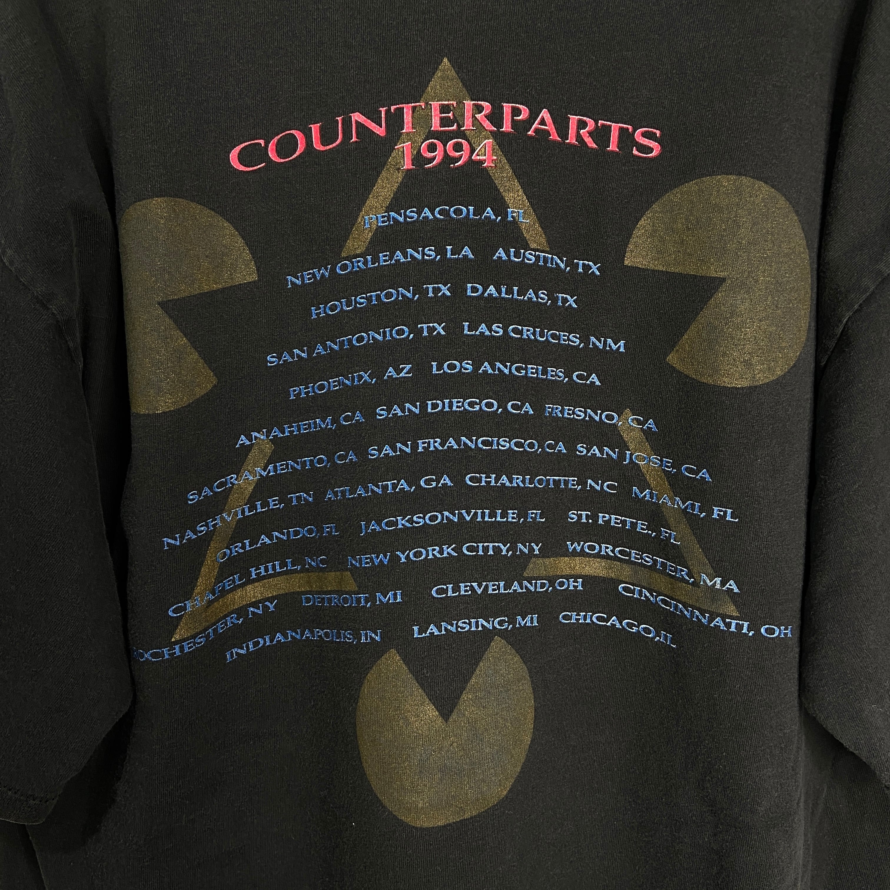 90s USA製 rush ラッシュ バンドTシャツ ツアーT ブラック XL | 古着屋 Uan