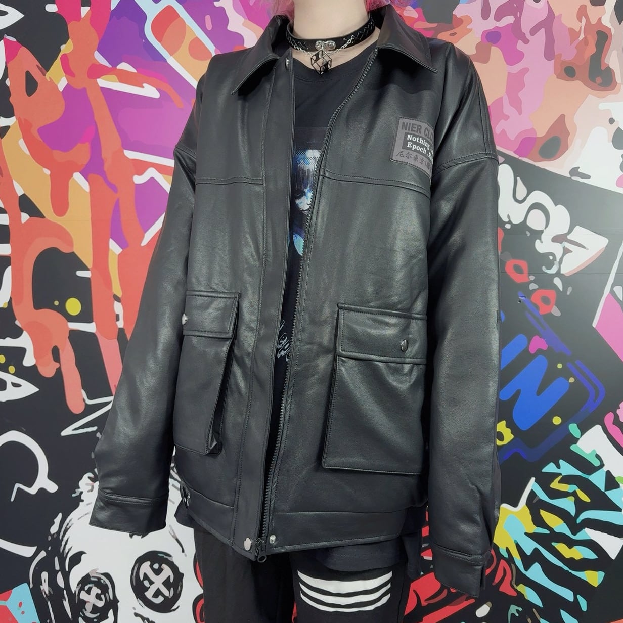 内側防寒キルティング PU LEATHER OUTER | NIER CLOTHING