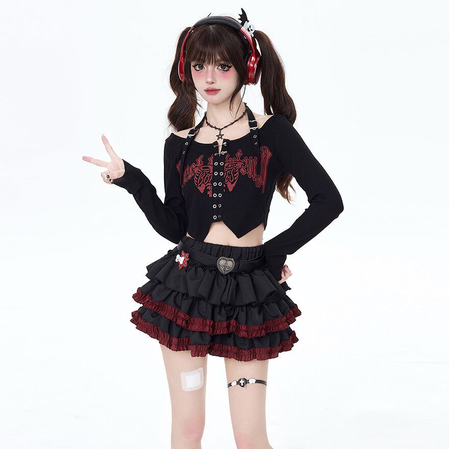 ゴスロリ通販 With U ファッション CRAZYGIRL ホルターネック