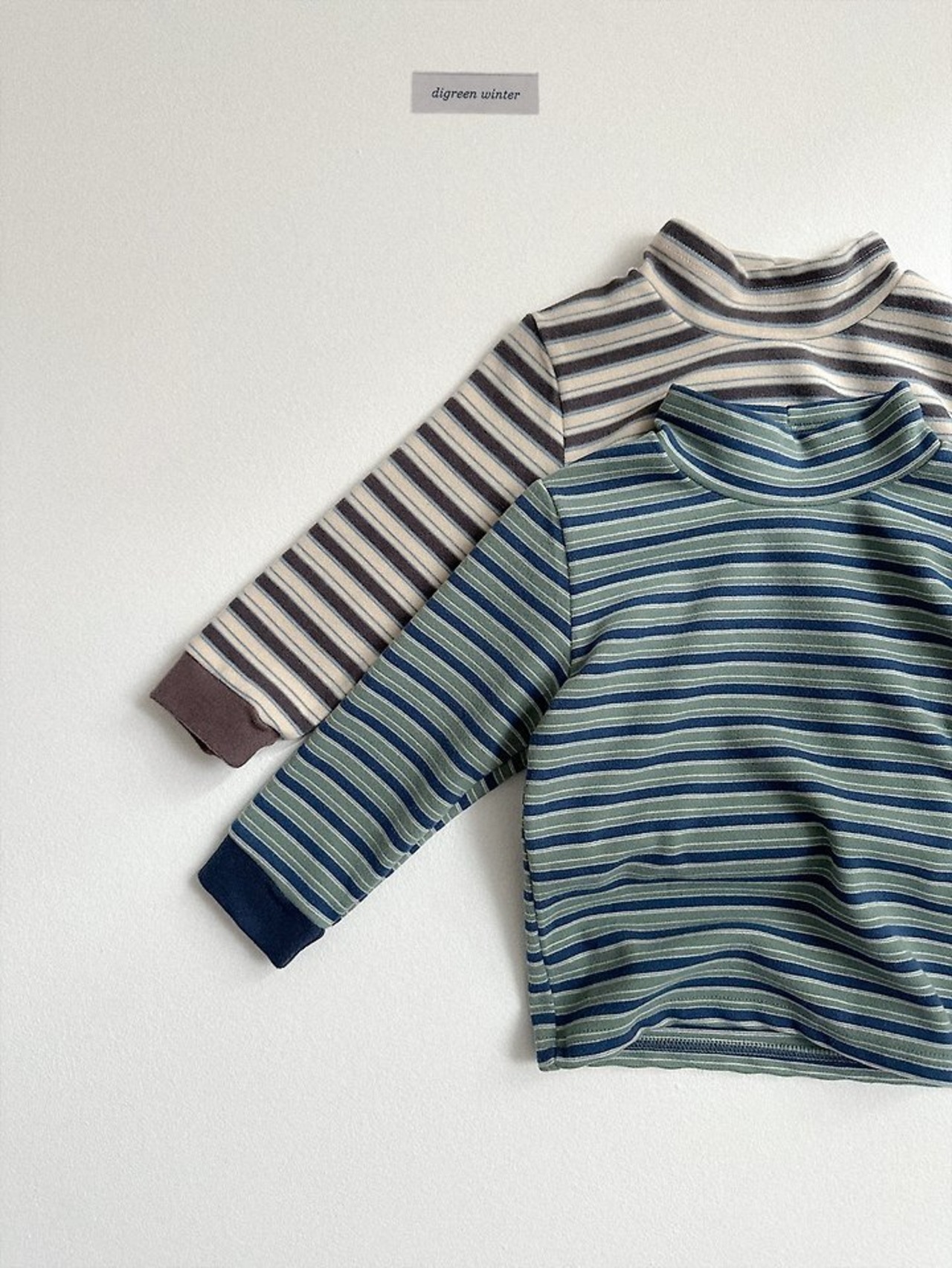 〖取寄〗韓国子供服 / 26winter / Digreen / ミックスタートルネックT / キッズ / 冬服 *S~2XL*