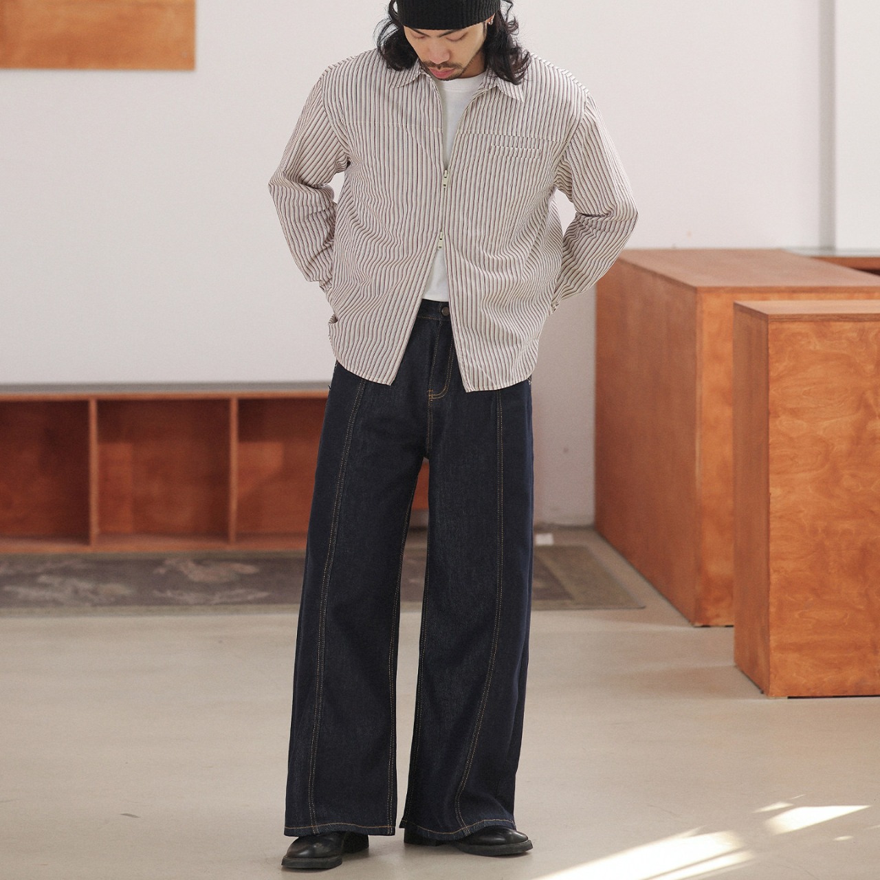 ネイバーフッドワイド・ステッチデニム N3551 - 2