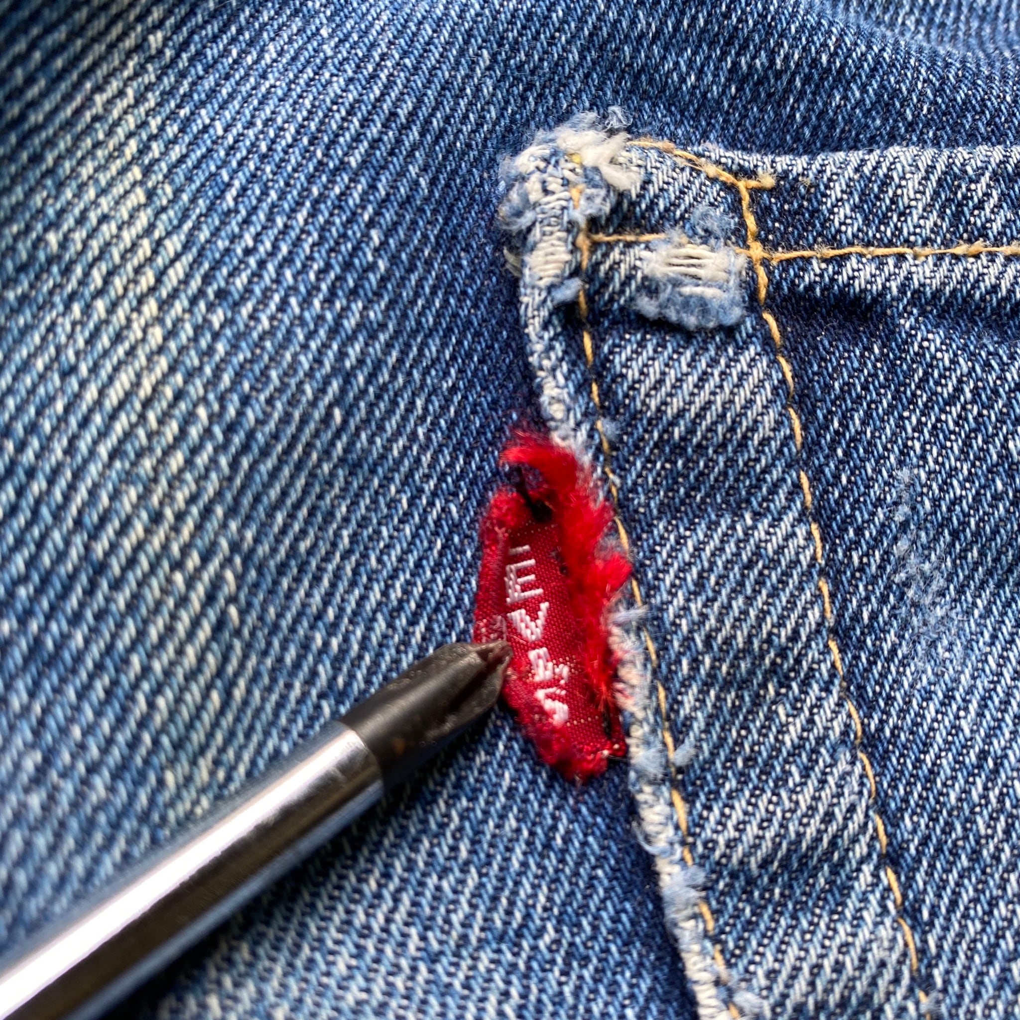 希少 60年代 ビンテージ USA製 Levi's リーバイス 最初期 ビッグE 赤耳付き 505-0217 551Z ダブルネーム スリムストレート  テーパード デニムパンツ 60s ヴィンテージ メンズW35 L31 古着【デニムパンツ】 | cave 古着屋【公式】古着通販サイト