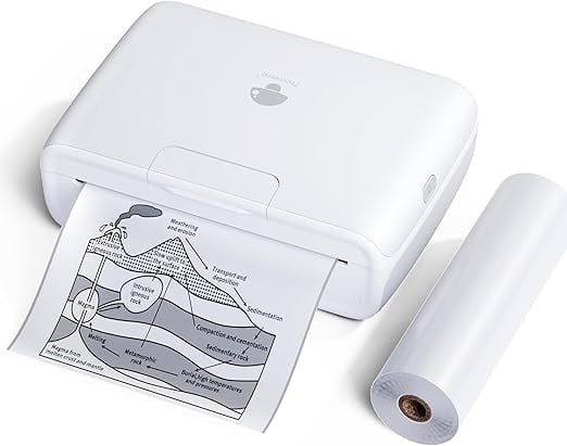 Phomemo M04AS ポータブルサーマルプリンタ スマホプリンター 15/53/80