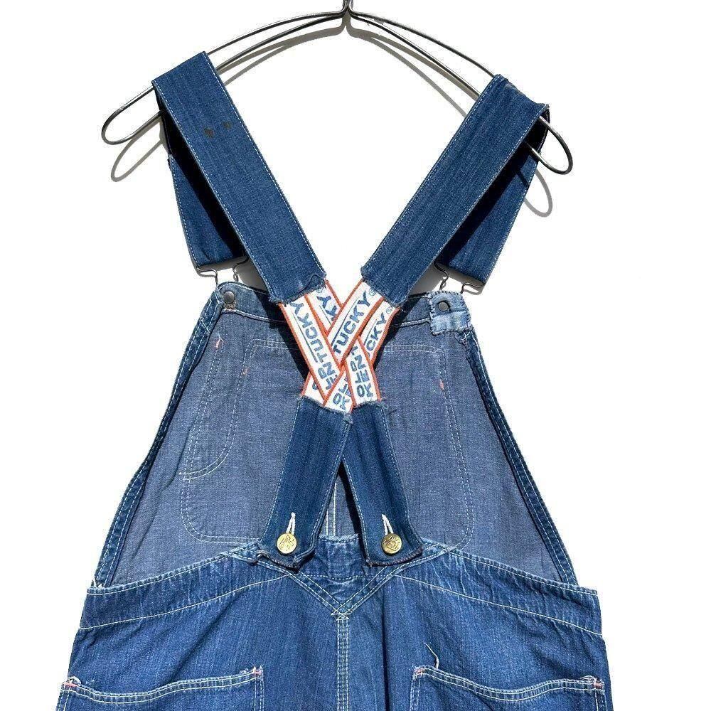 OLD KENTUCKY] Vintage low back denim overalls [1950s-] Vintage