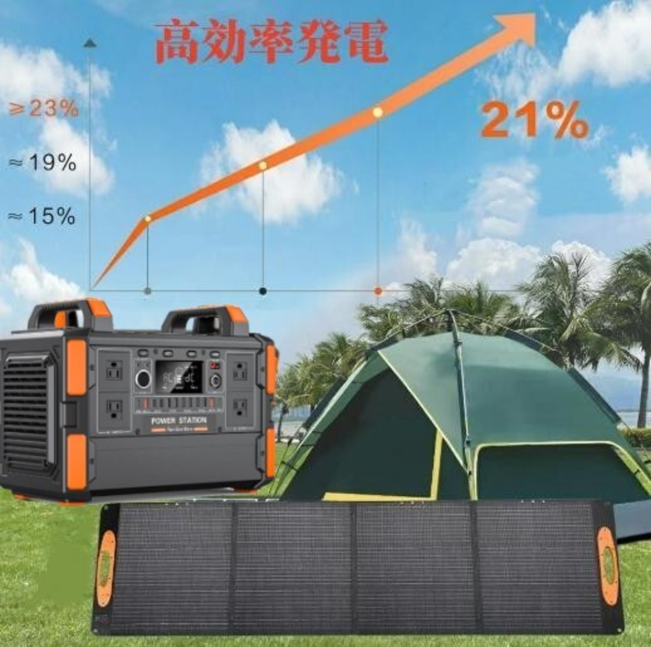 ポータブル電源 大容量1000W 軽量 高出力 PSE認証取得済 