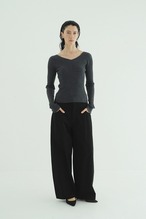 CLANE LOW WAIST BARREL PANTS 2色展開