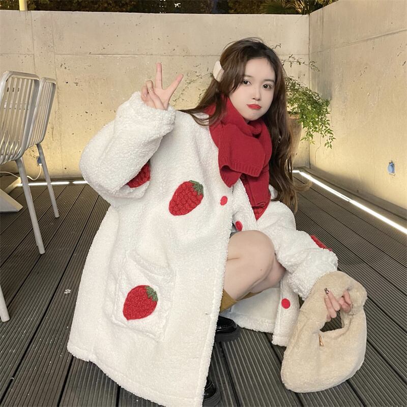 ウールジャケット レディースウィンターベルベットコート コットン 冬物 萌量不足81456677033