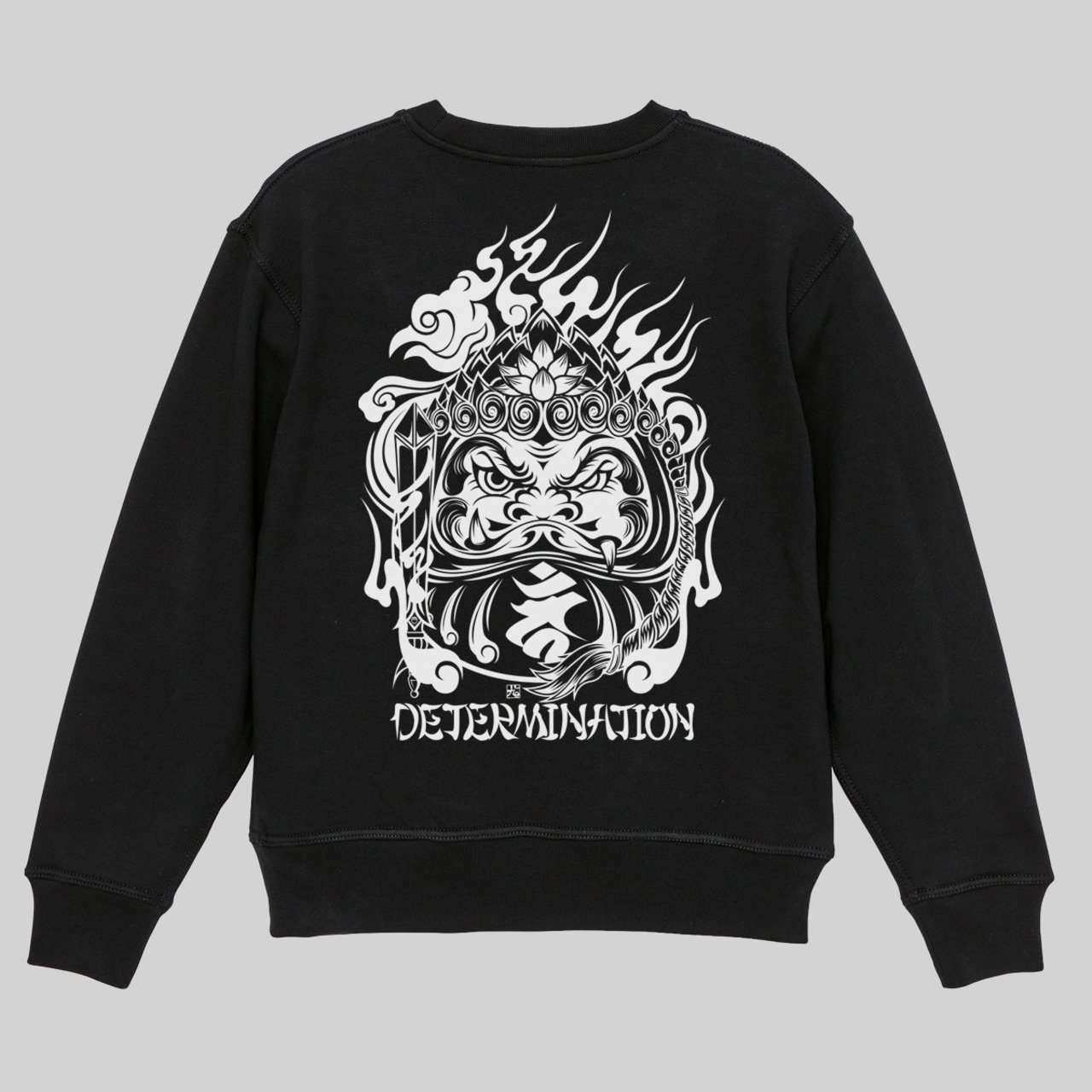 不動明王 Black×white Sweat
