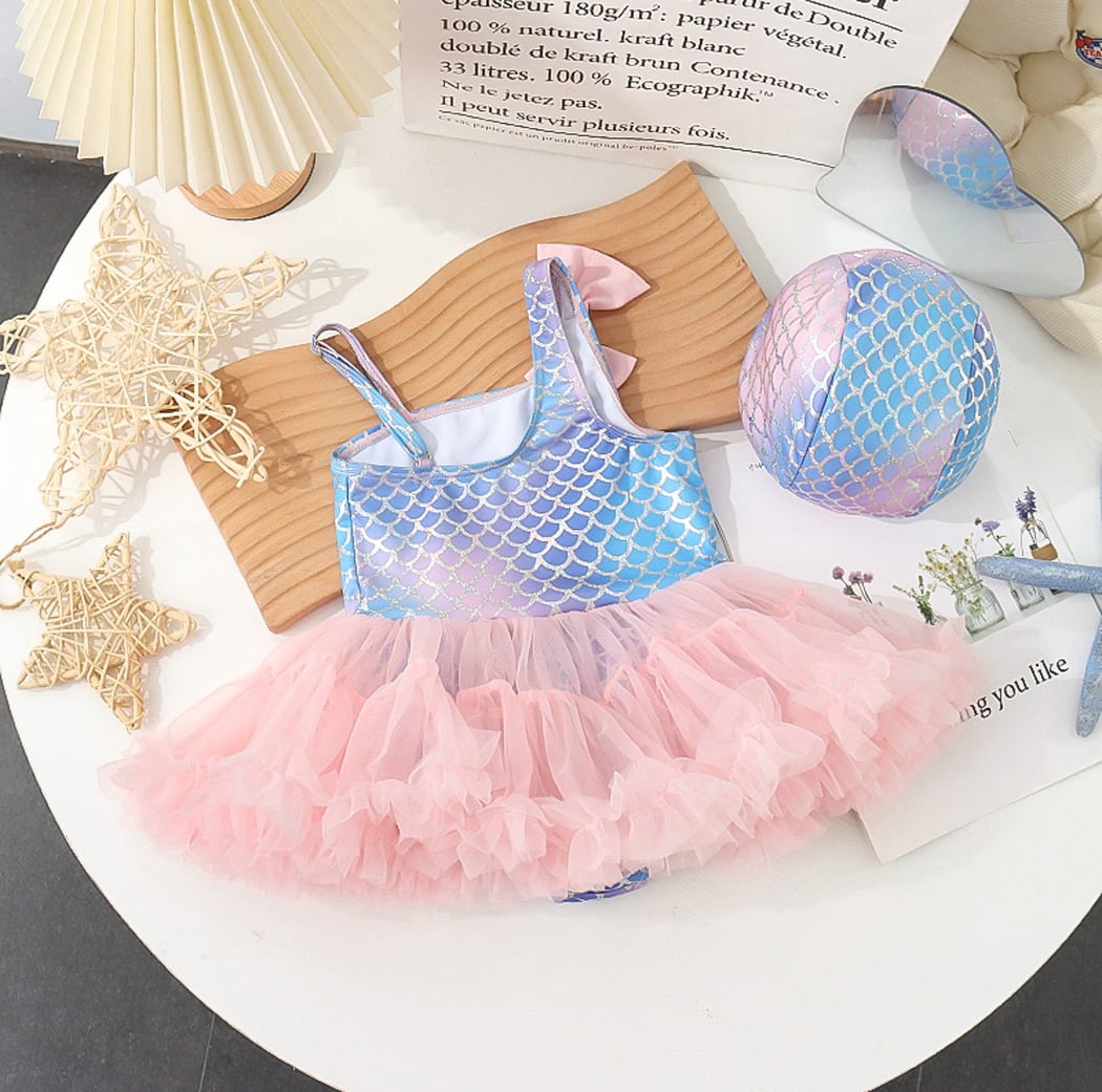 メール便】キッズ マーメイド風ワンピース水着／kids508 | DAY CLOSET