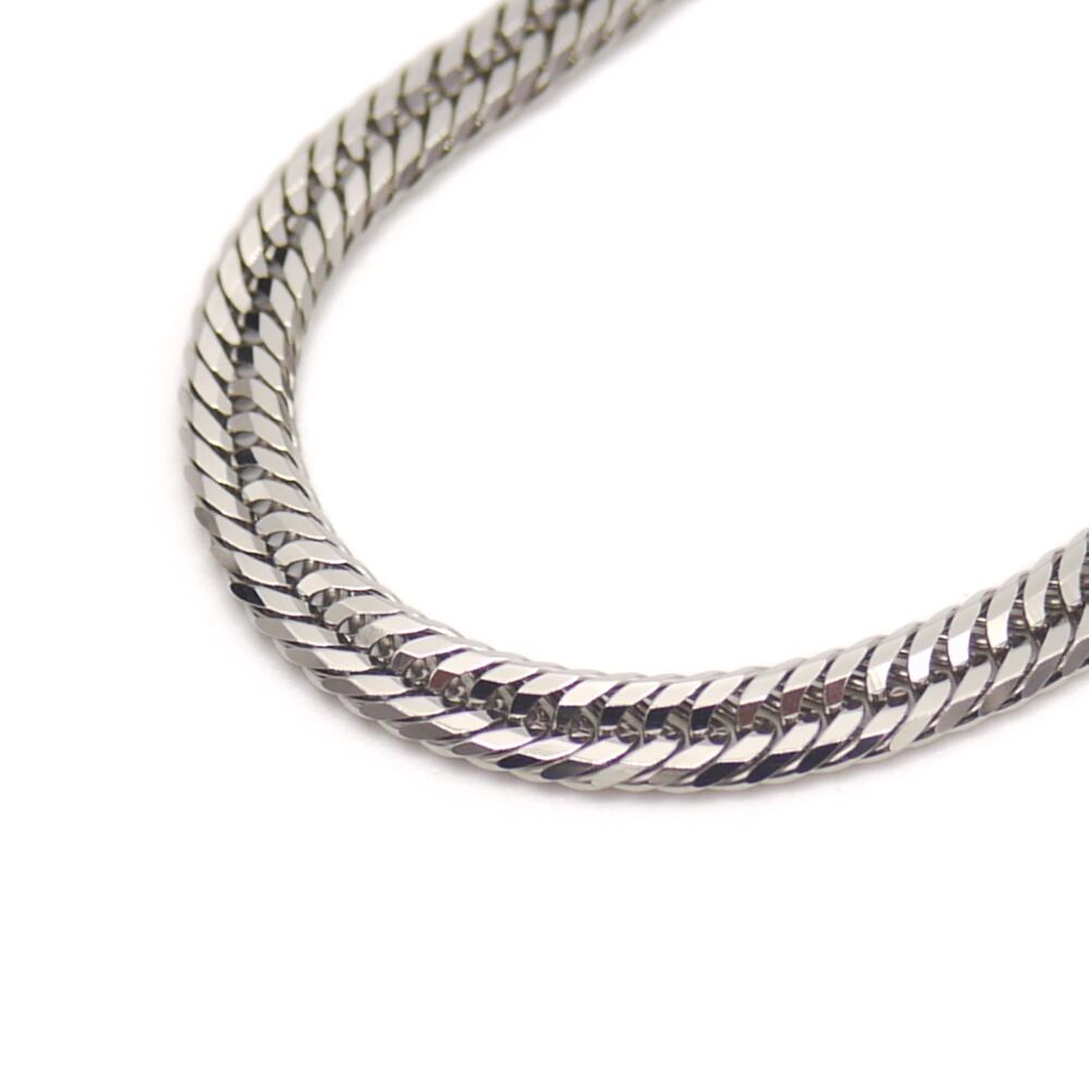 30g Pt850 喜平12面トリプルネックレス プラチナ ネックレスチェーン