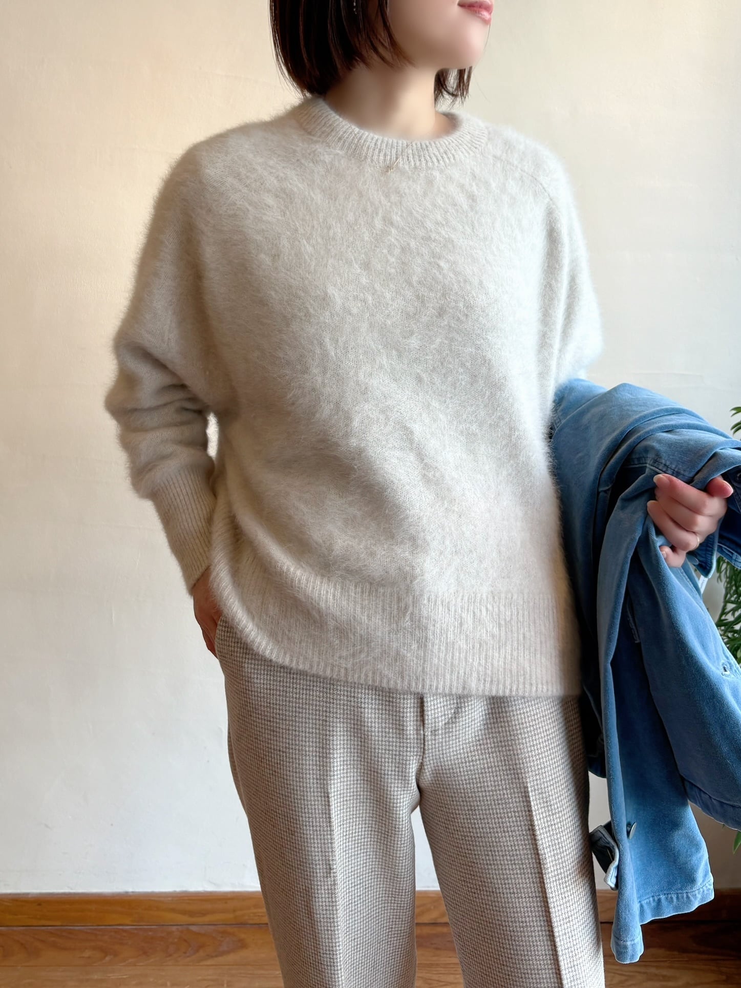 フォックスカシミヤ クルーネック ニット 24FW 新品未使用 フォックスカシミヤ クルーネック ニット 24FW｜ユナイテッドアローズ