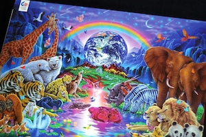 米国製ジグソーパズル「地球の家族」2000ピース