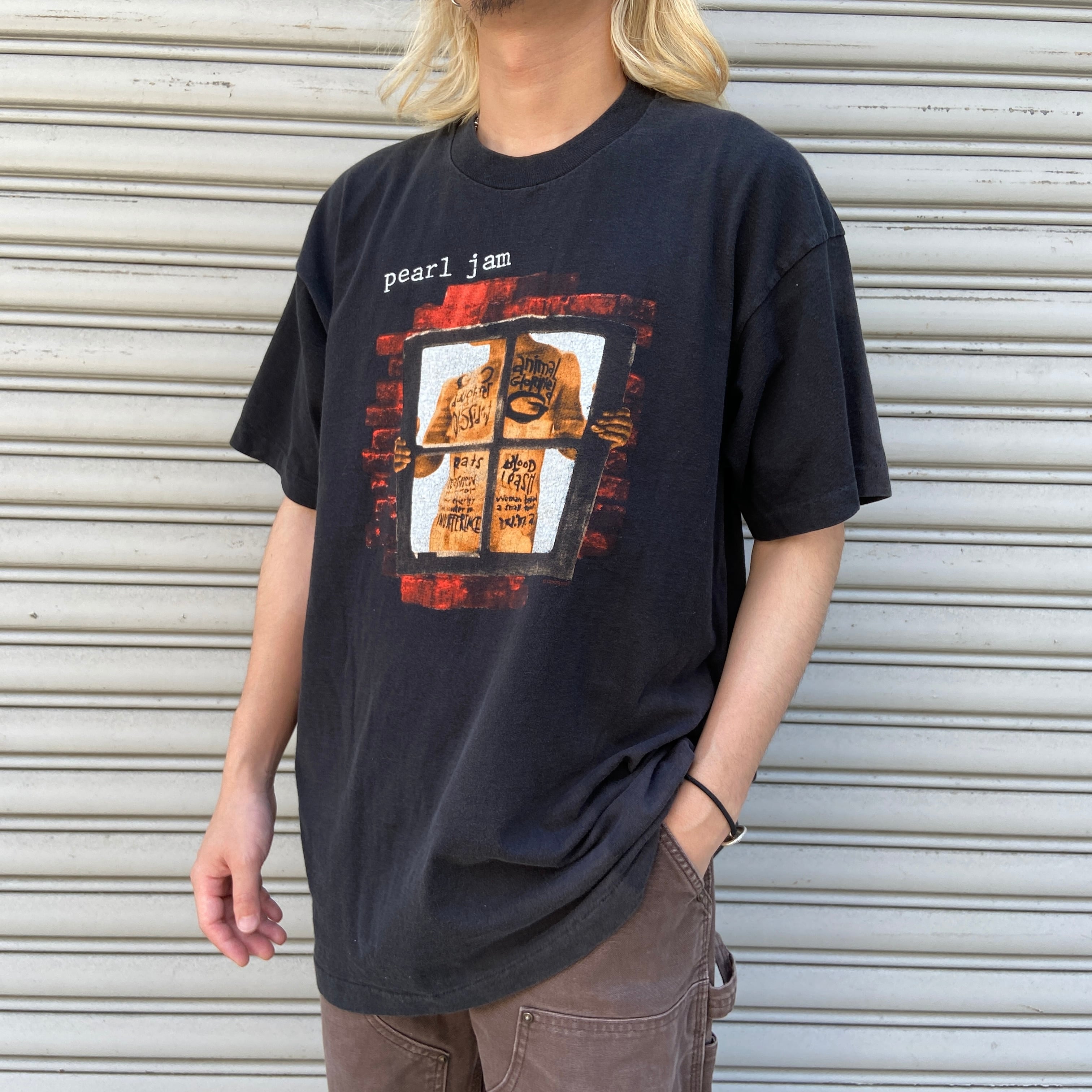 両面プリント パールジャム PEARL JAM 90s 古着Tシャツ 90's FRUIT OF THE LOOM パール・ジャム ''Boundless'' 両面プリント T