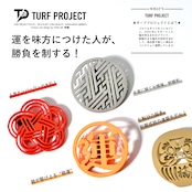 GOOD LUCK / モデル名:チベタンタイガー/ ゴルフ運を呼び寄せるメタルマーカー 色:蛍光イエロー or 蛍光オレンジ