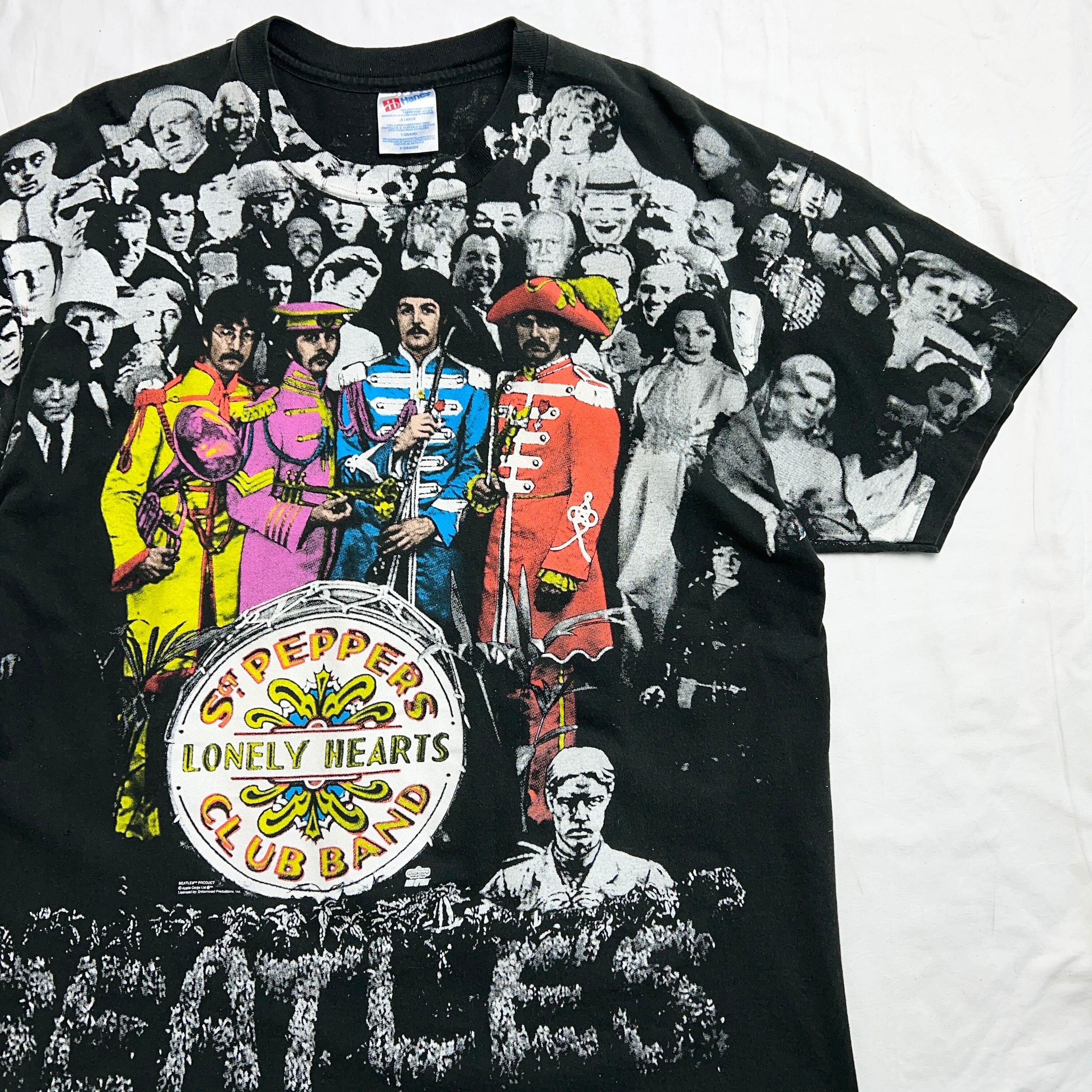 【90年代デッドストック】THE BEATLES Tシャツ 古着 90s USA製 The Beatles 「ABBEY ROAD 25 Years」 アニバーサリー