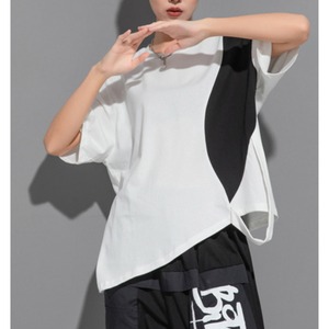 Crew Neck Big Silhouette T-Shirt       00020