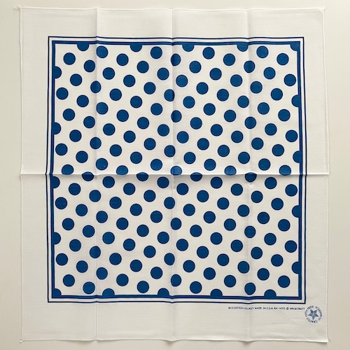 【Deadstock】80s~ RN14193 Dot ヴィンテージバンダナ MADE IN USA