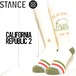 [クリックポスト対応] STANCE スタンス CALIFORNIA REPUBLIC 2 SOCKS ソックス 靴下 ユニセックス A556D21CALL（27cm-31cm）